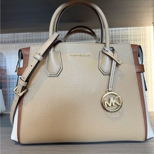 Michael Kors Tan Leather Tote Bag